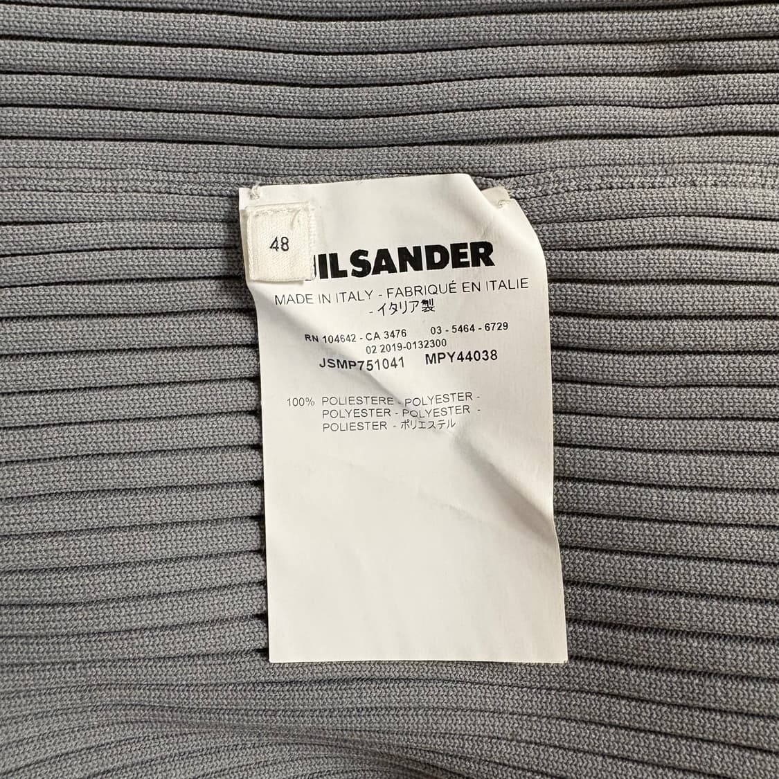 JIL SANDER 19AW Half-Zip Ribbed Knit 상품이미지5