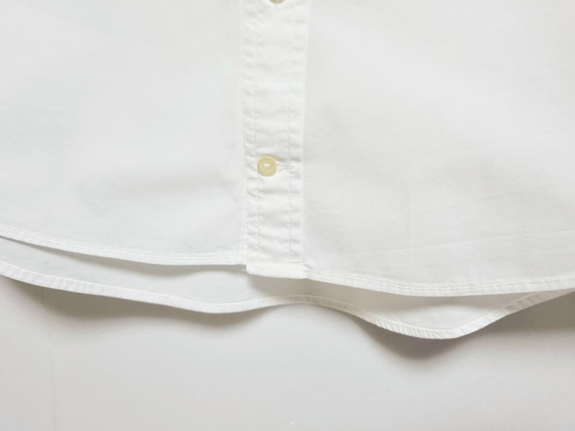 여성 QR인증 폴로 POLO 화이트 흰색 긴팔 셔츠 남방 상품이미지7