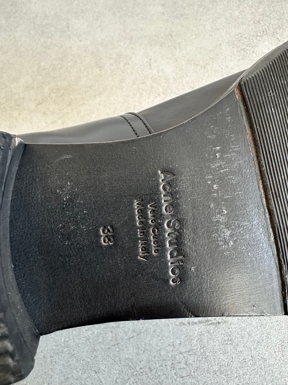 아크네 스튜디오 블랙 링 버클 부츠 상품이미지9