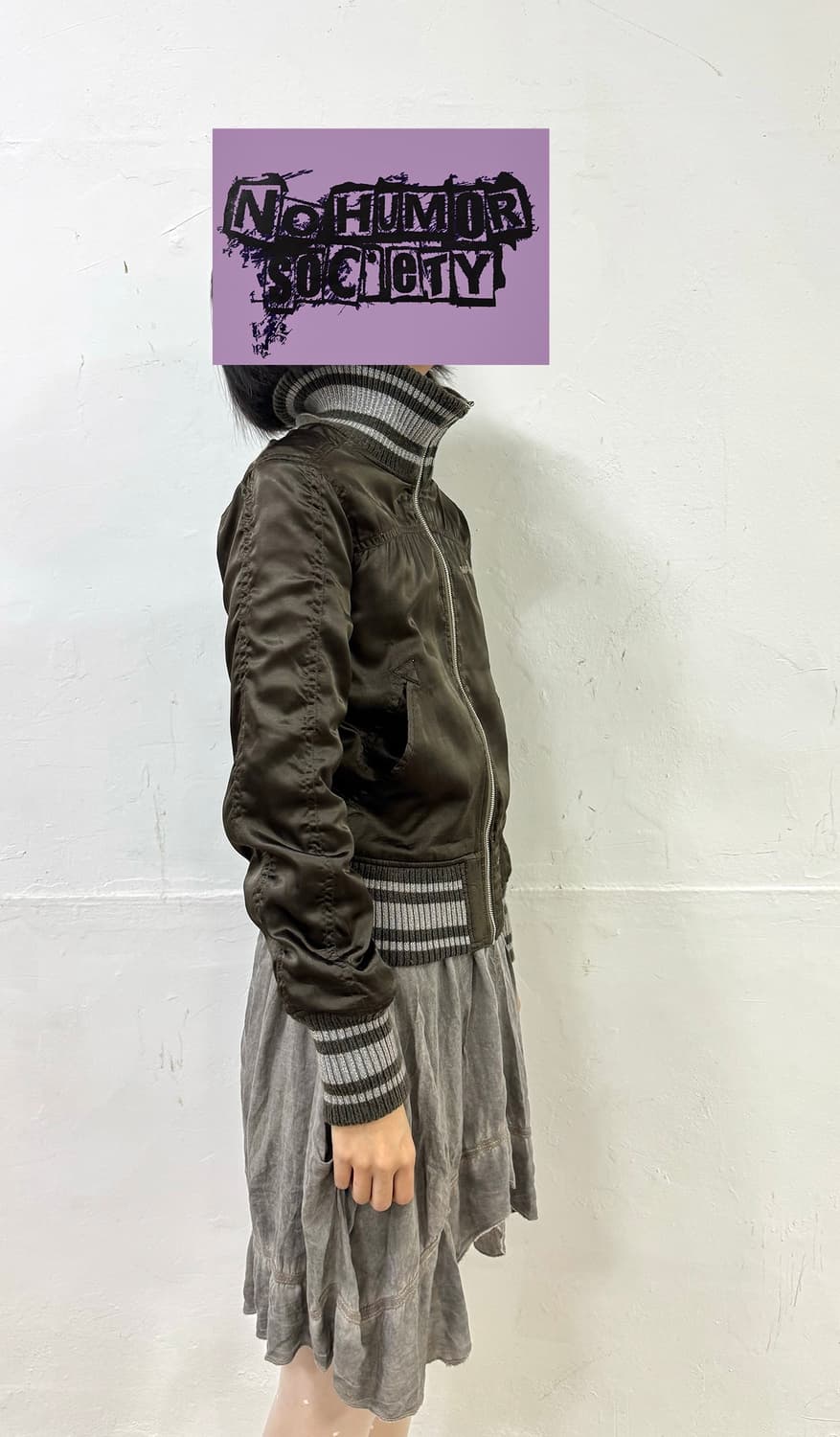 Hysteric Glamour 아카이브 빅 자수 로고 봄버자켓 스카잔 상품이미지9