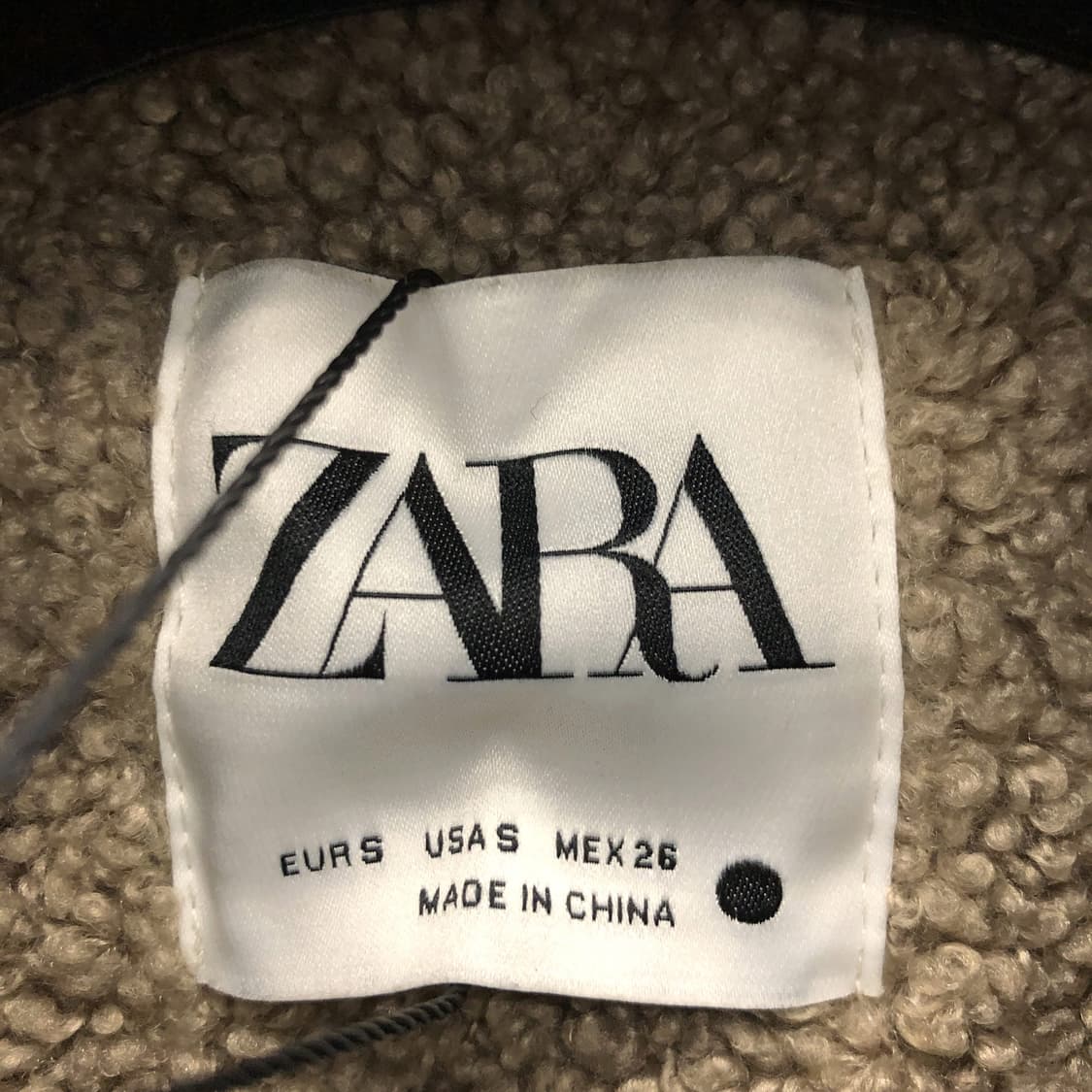 자라 (새상품) 에코 퍼 뽀글이자켓 S 상품이미지5