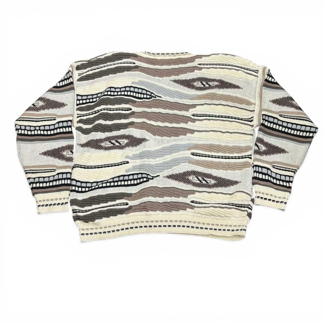 105 USA VTG 쿠지스타일 패턴 케이블니트 상품이미지2