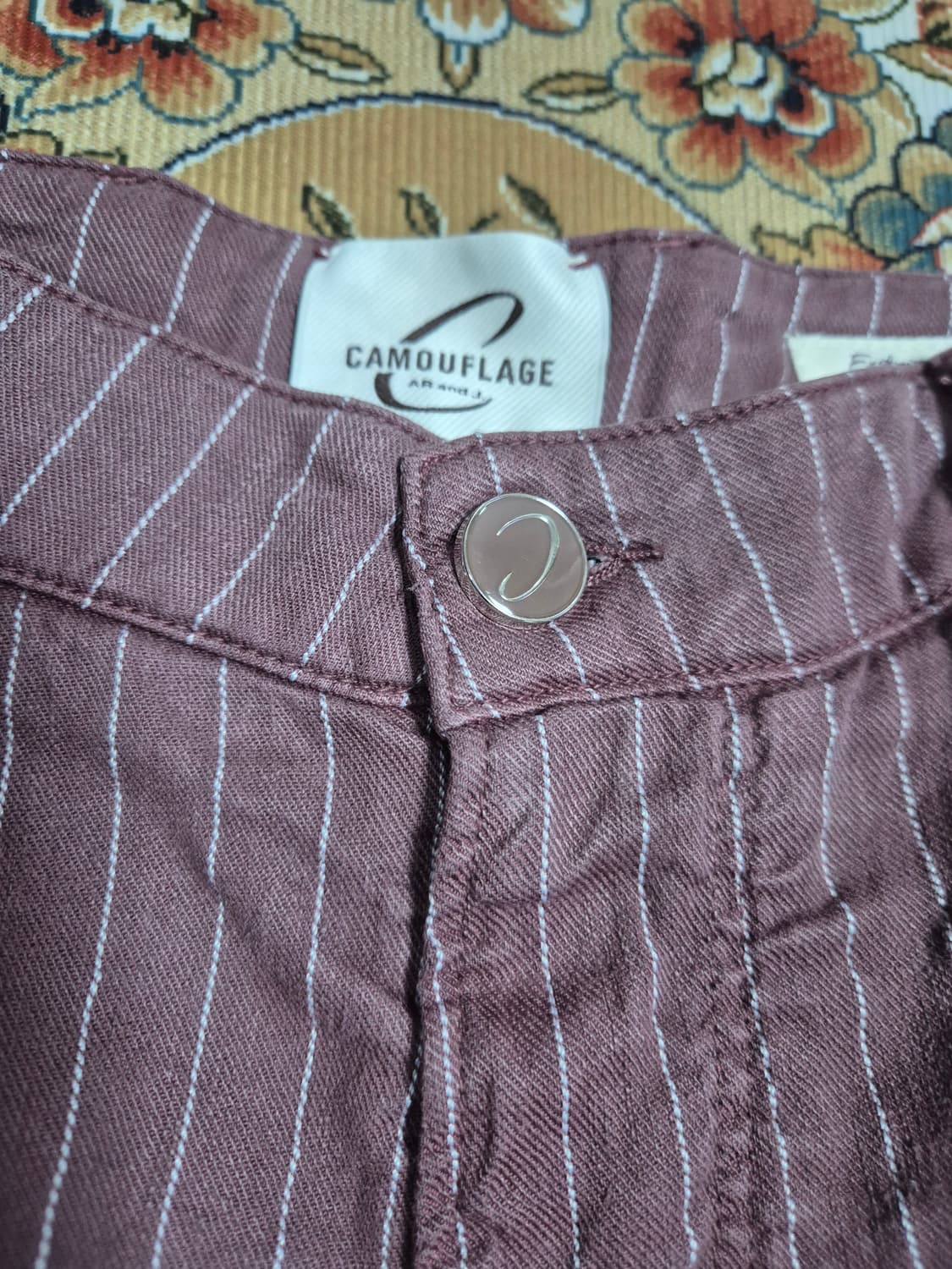 이태리 카모플라주 린넨펜츠/34 상품이미지7