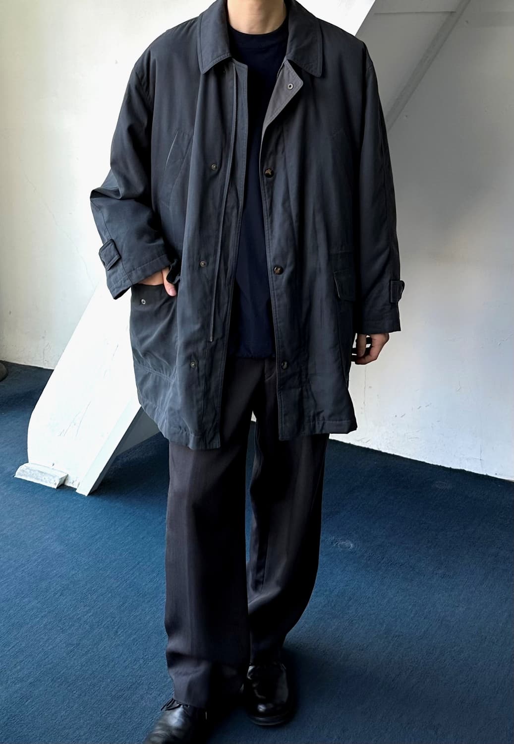 Soft fabric 2way linner mil coat 상품이미지10