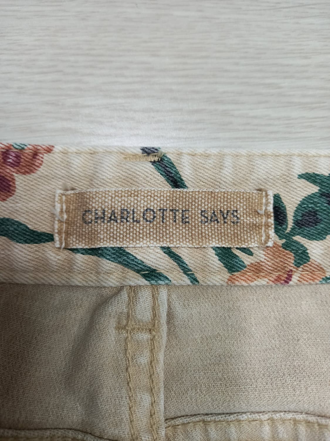 28 CHARLOTTE SAYS 약골반 나염 스판스키니 28-957 상품이미지7