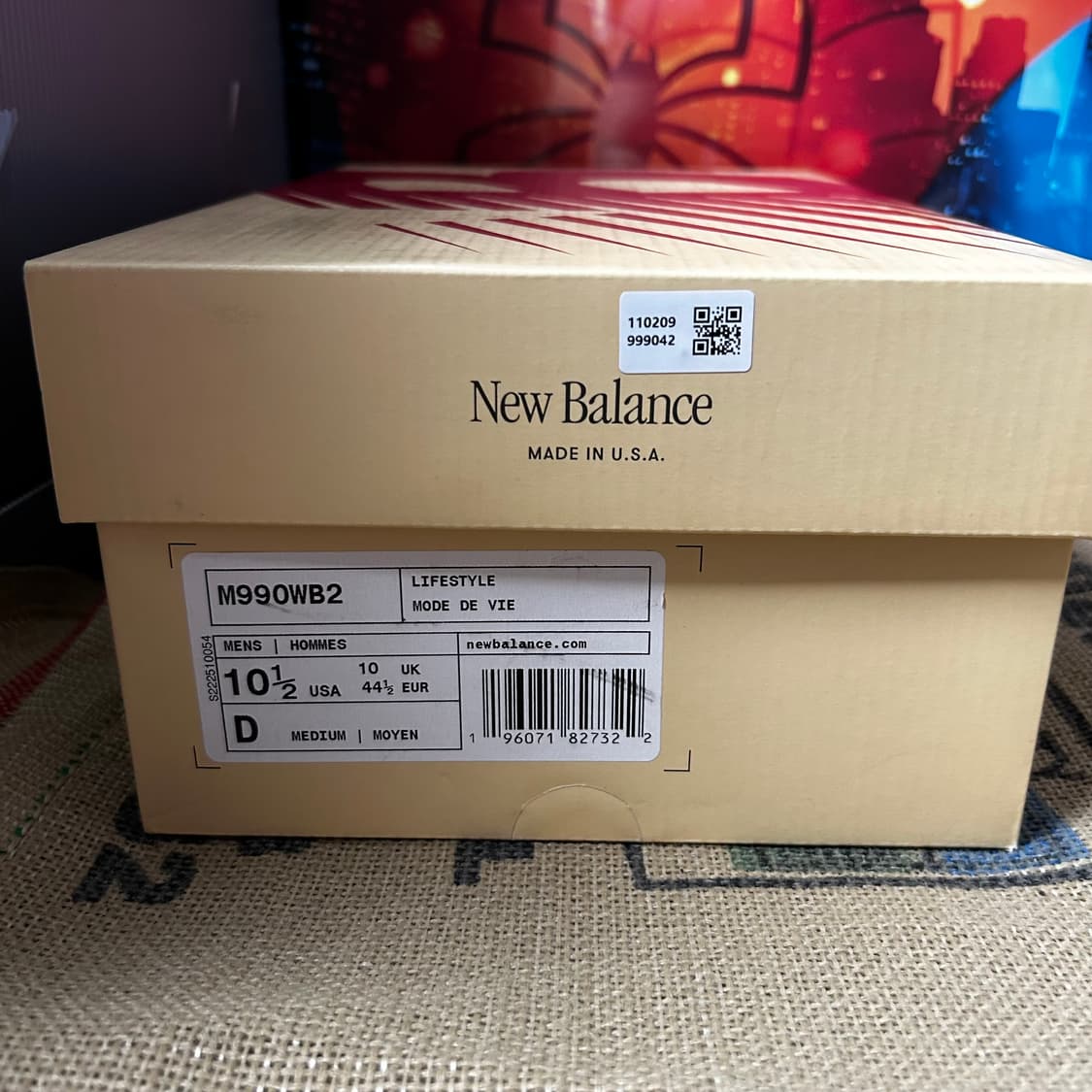새상품 뉴발란스 M990WB2 USA 상품이미지7
