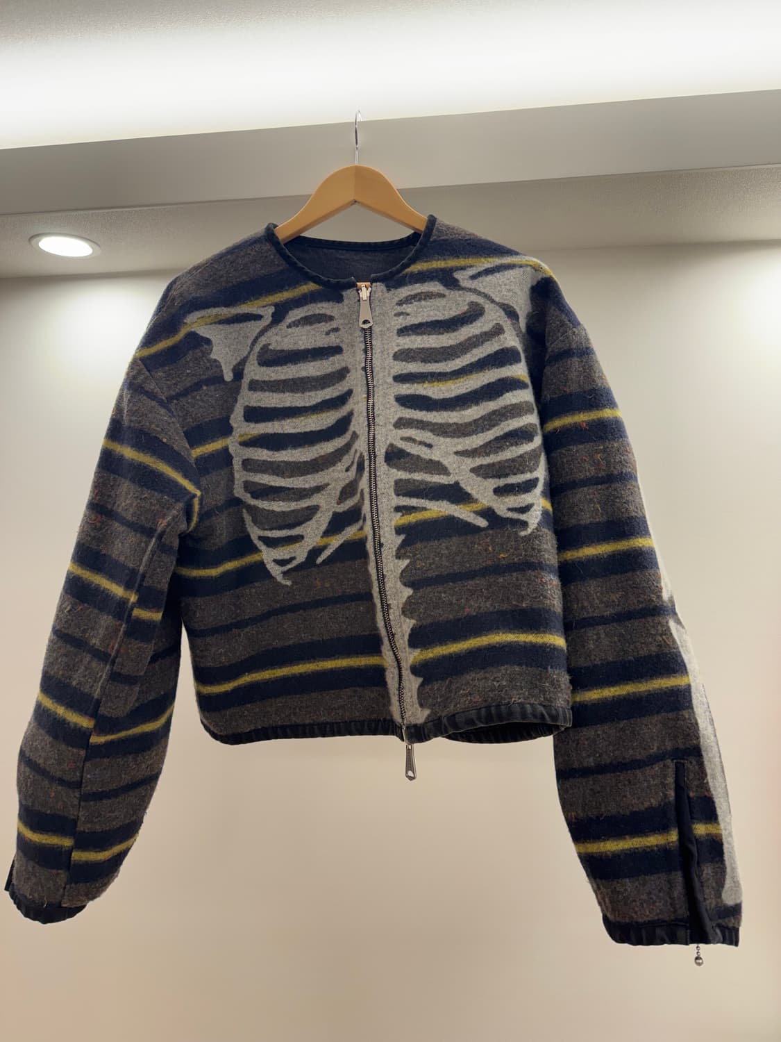 캐피탈 데님 본라이닝 리버시블 모토크로스 자켓 블랙 5 상품이미지3