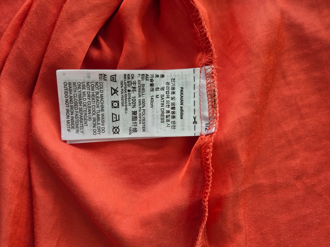 아디다스 오버핏  오렌지 반팔 셔츠 상품이미지6