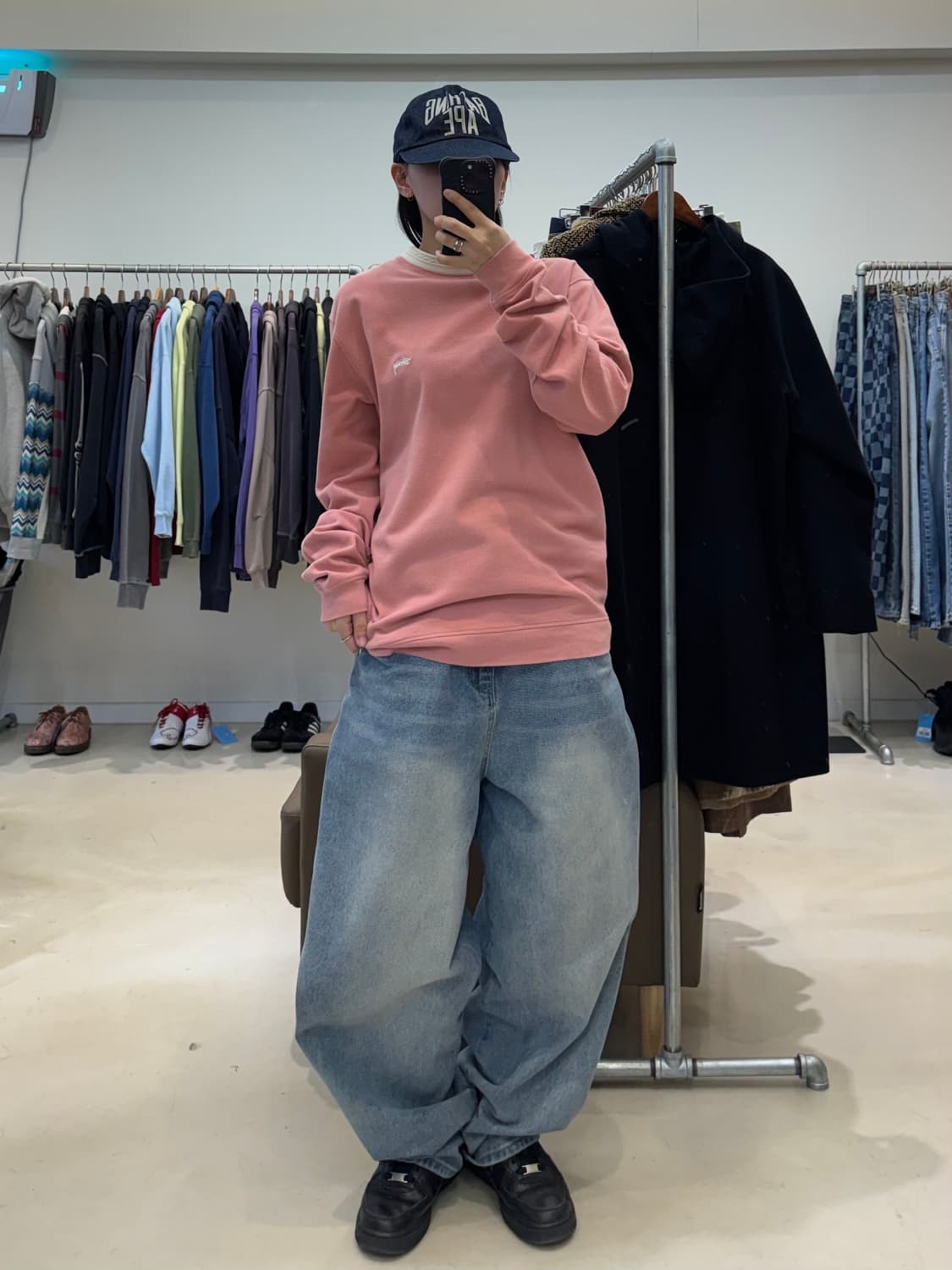 스투시 다이아몬드 칼라 헤비 피케 롱슬리브 상품이미지5