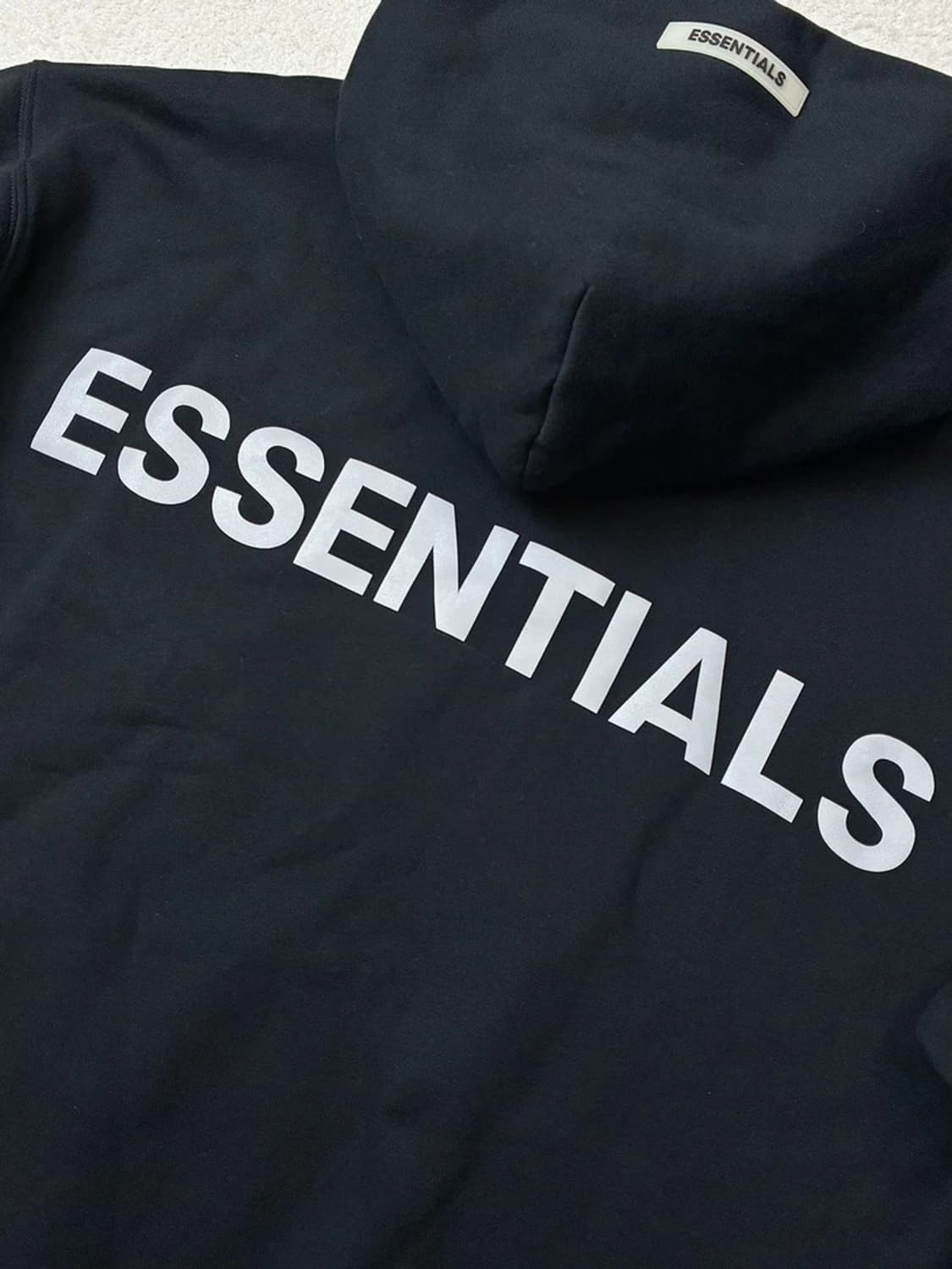 피어오브갓 에센셜 19FW 리플렉티브 백로고 후드티 PN5859 상품이미지3