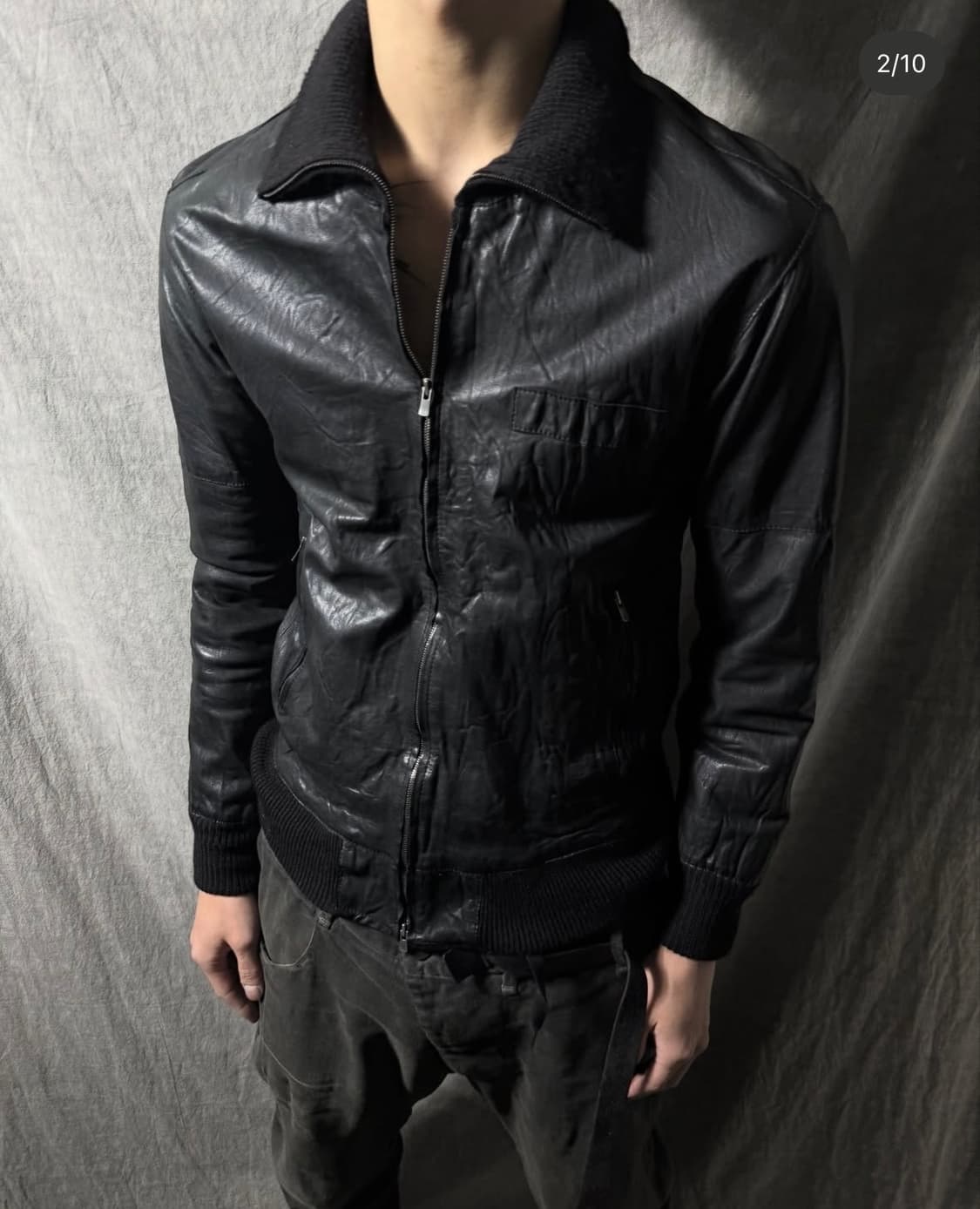 The viridi anne Cattle leather jacket 상품이미지1