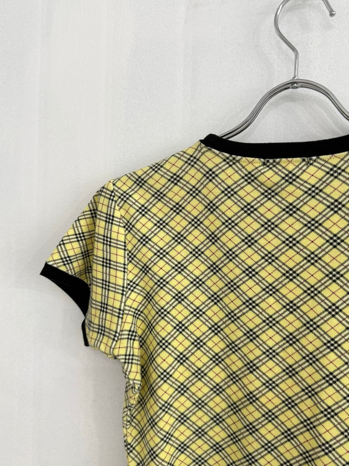 Burberry Lemon Check Ringer Half Top  상품이미지10