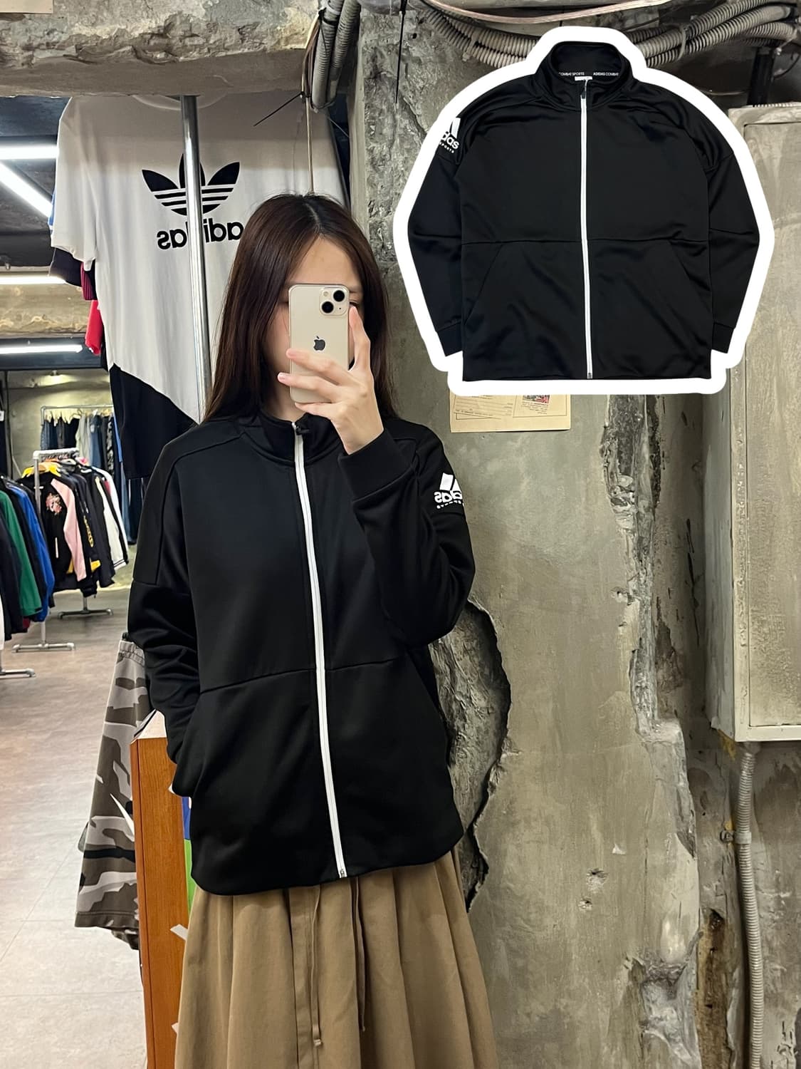 아디다스 져지 블랙 80 #csz979 상품이미지1
