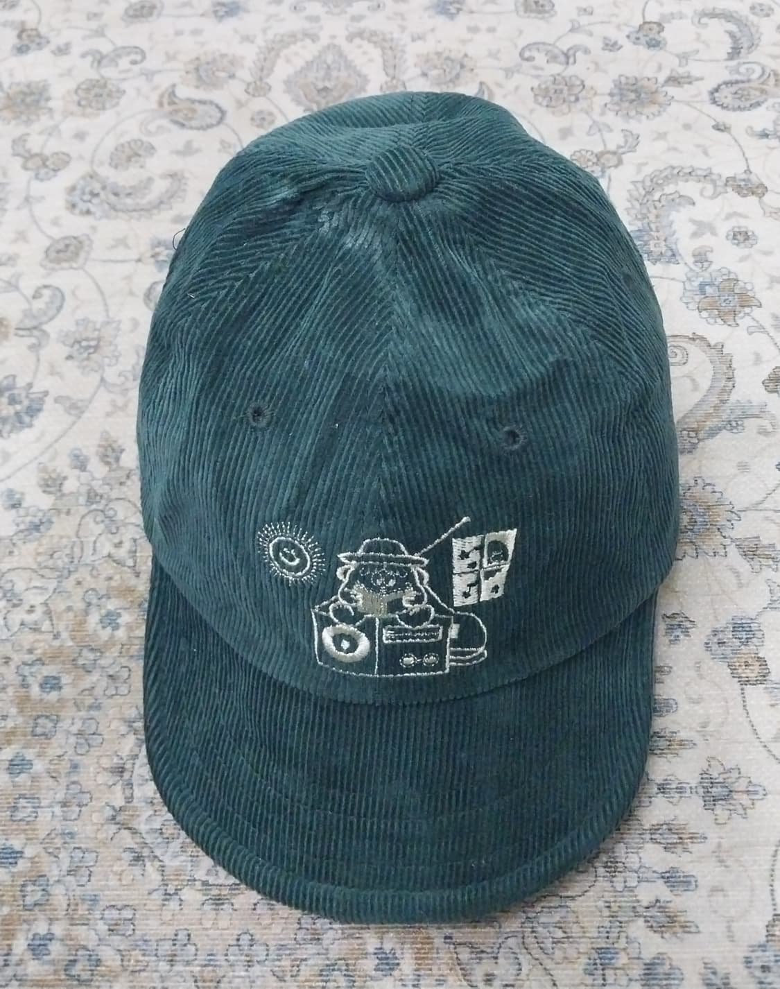 Kappy X 모노클 Yeti 코듀로이 볼캡 포레스트 그린 상품이미지2