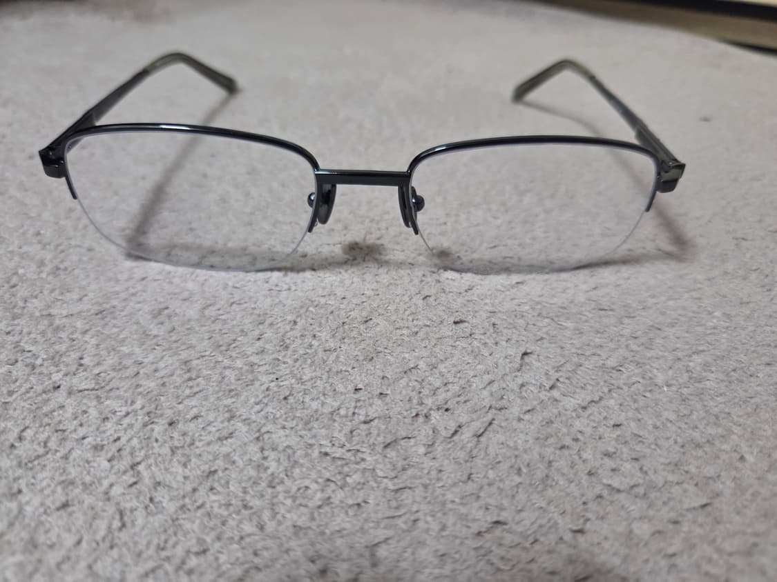 빈티지 반무테 안경 상품이미지2