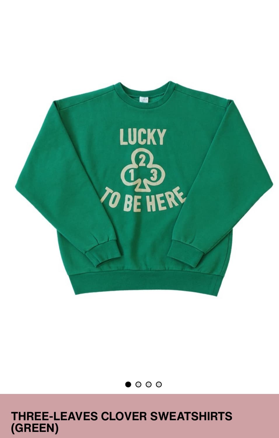 (M) 컬렉트피시스 클로버 스웻셔츠 상품이미지1