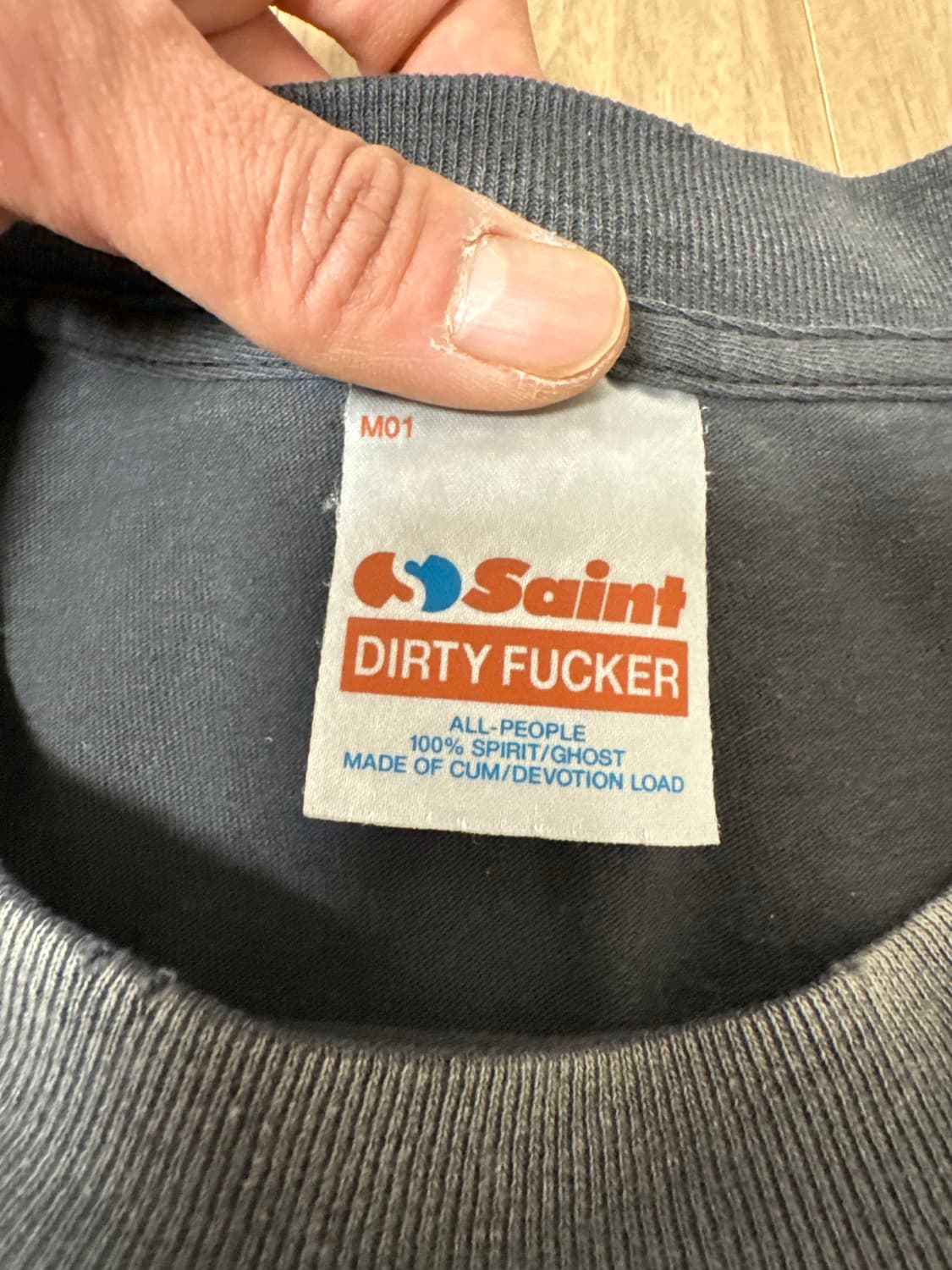 세인트마이클 세인트미카엘 뮤틸레이티드 반팔 XL 상품이미지2