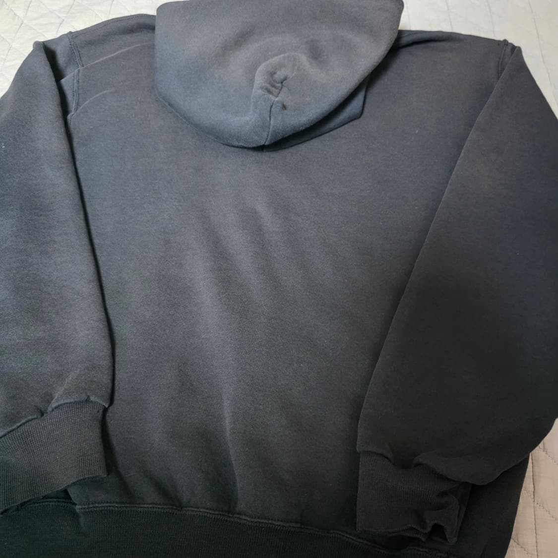 [M] 90s 러셀 애슬레틱 후드집업 블랙 ver. 하드페이드 상품이미지5