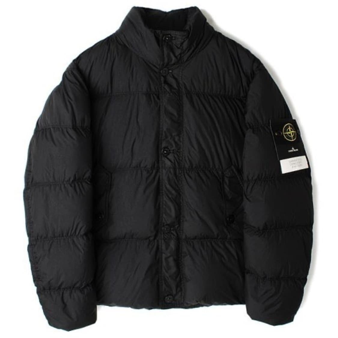 [M] 스톤 아일랜드 24FW 가먼트 다이드 크링클랩스 다운 자켓 블랙 상품이미지3