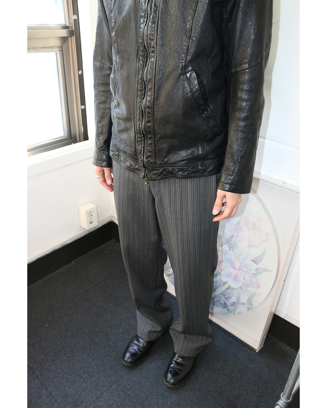 빈티지 핀스트라이프 트라우저 상품이미지3