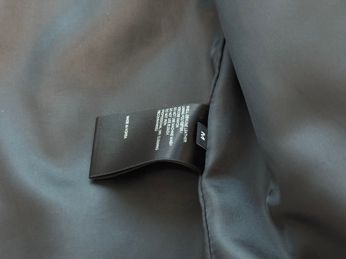 [비바스튜디오] 램스킨 소가죽 라이더자켓 M (55~66) 상품이미지5