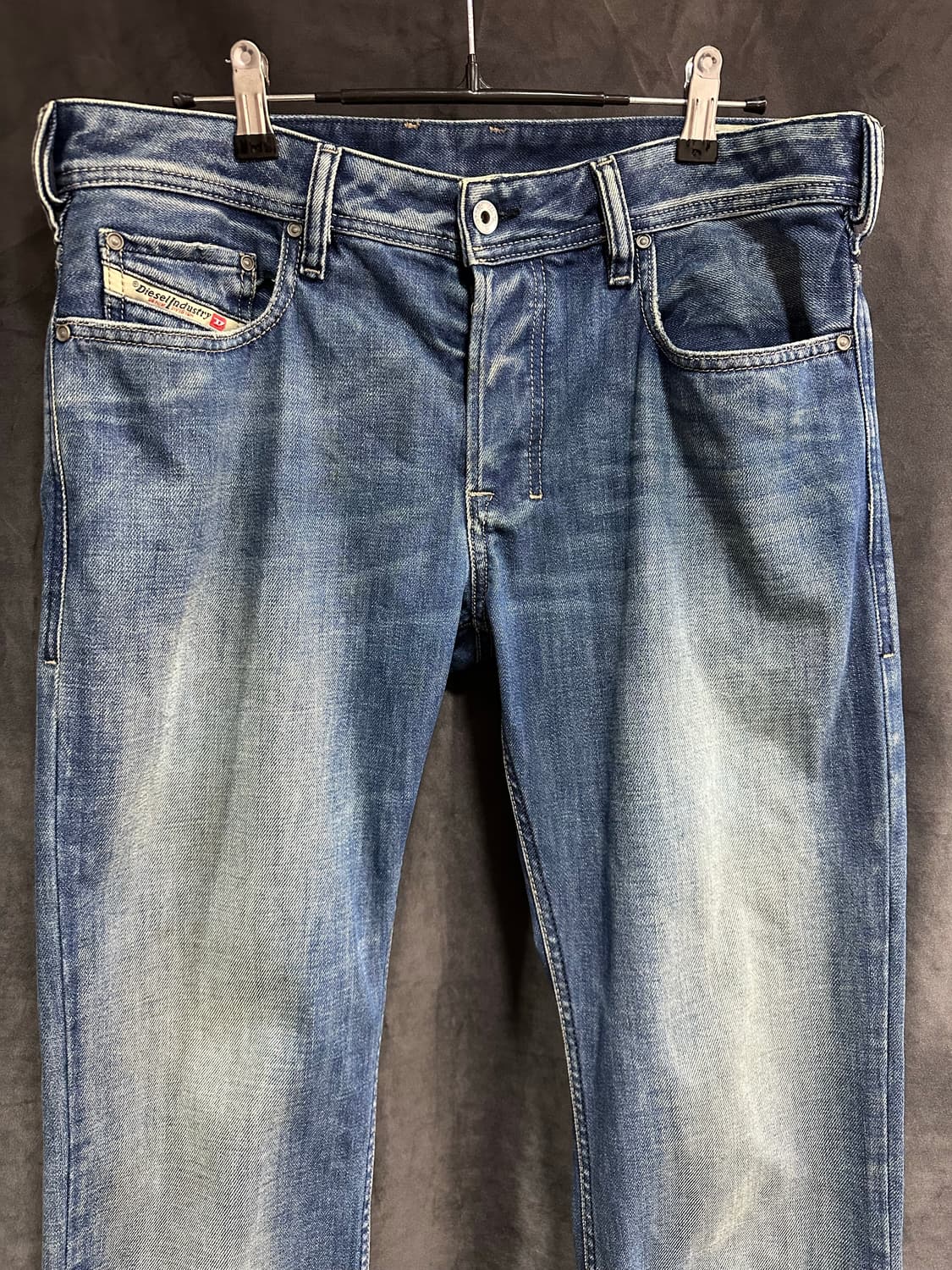 디젤(Diesel) ZATINY 008AT 워싱 부츠컷 데님 팬츠 32 상품이미지5