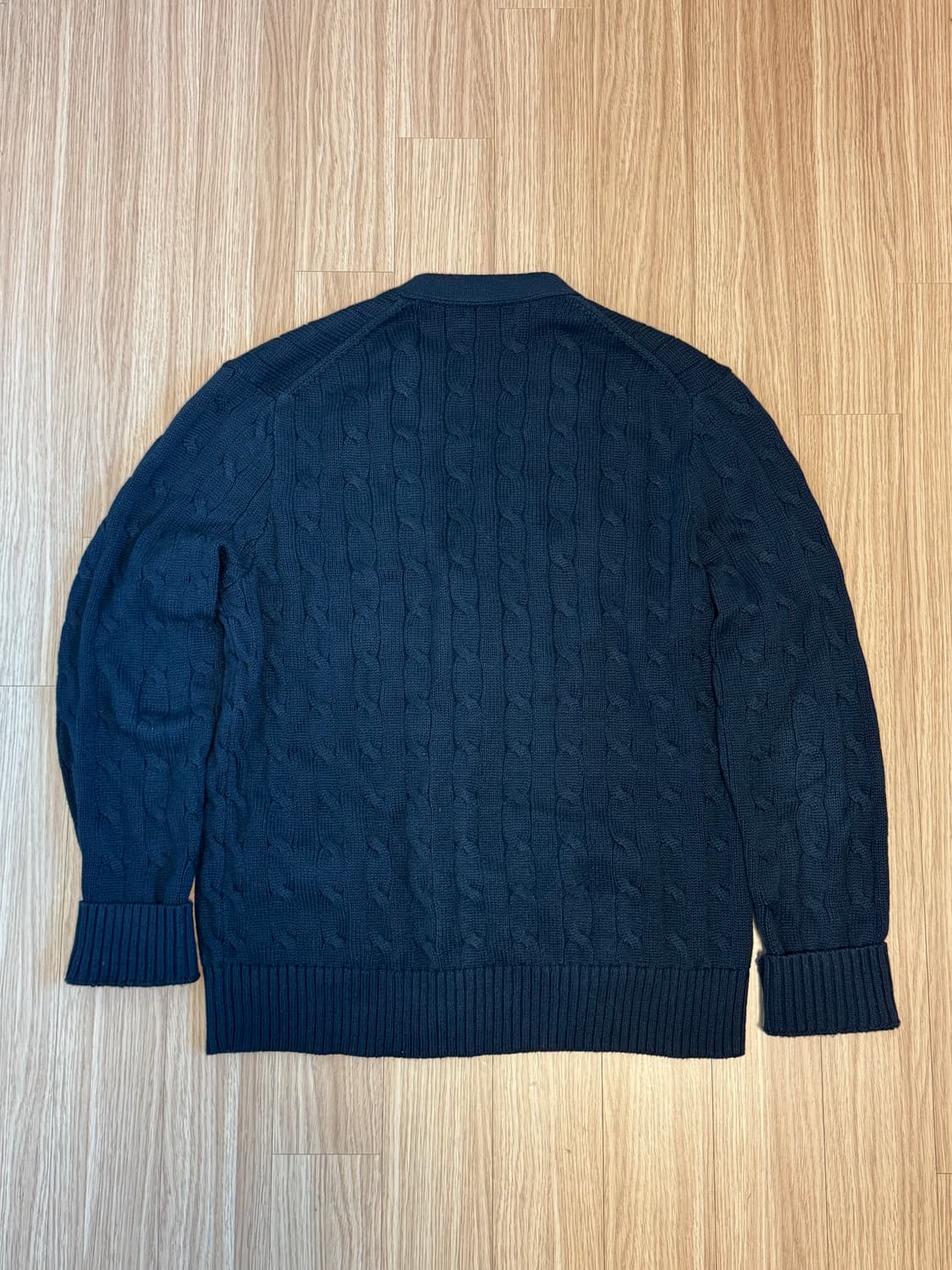 [남성 M] 폴로 랄프로렌 케이블 가디건 네이비 상품이미지2