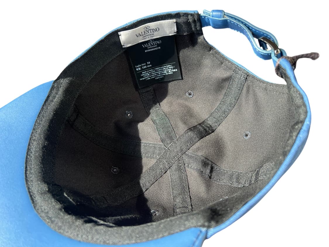 발렌티노 램스레더 패치캡/레어 상품이미지5