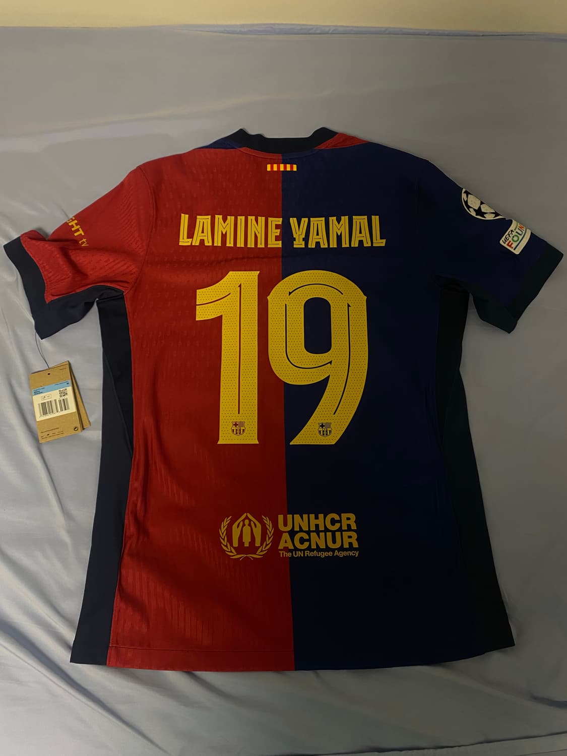 m 24-25 바르셀로나 홈 유니폼 adv 어센틱 라민야말 챔스 상품이미지1