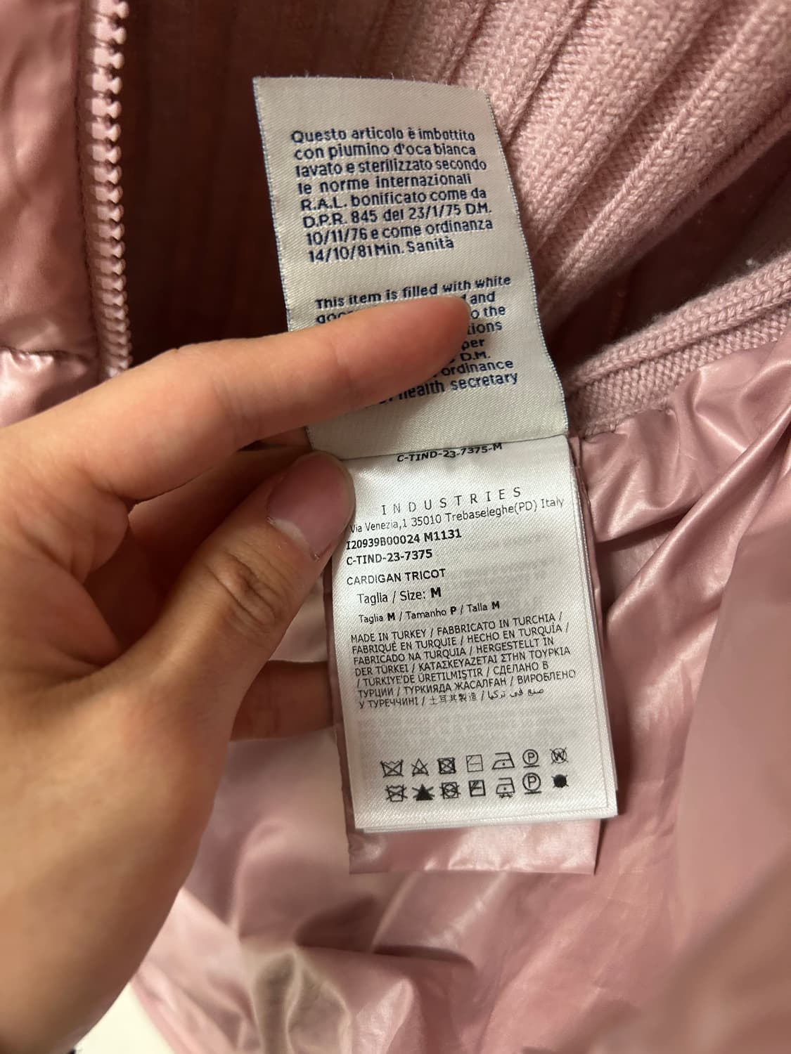 몽클레어 여성용 니트패딩 M   상품이미지7