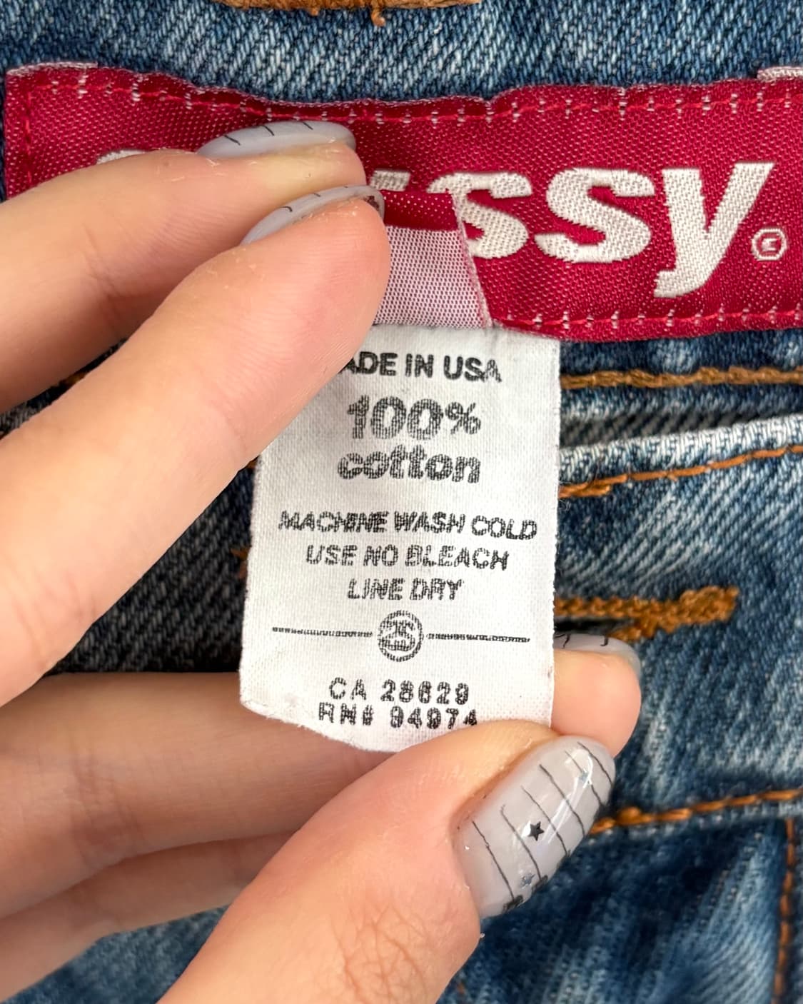 Stussy 스투시 90‘s 데님 숏 팬츠 상품이미지6