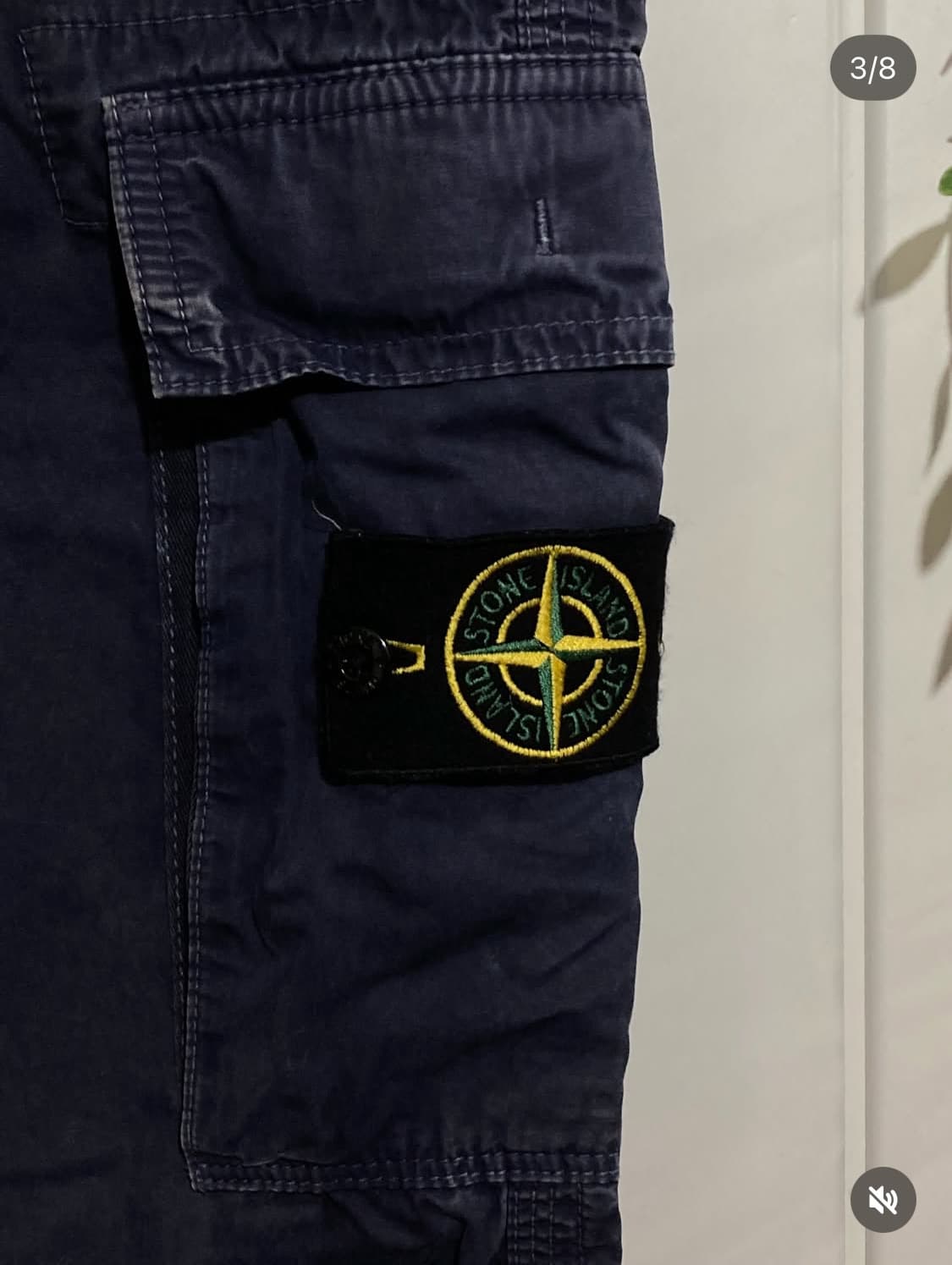 스톤아일랜드 워싱 카고 팬츠 상품이미지3