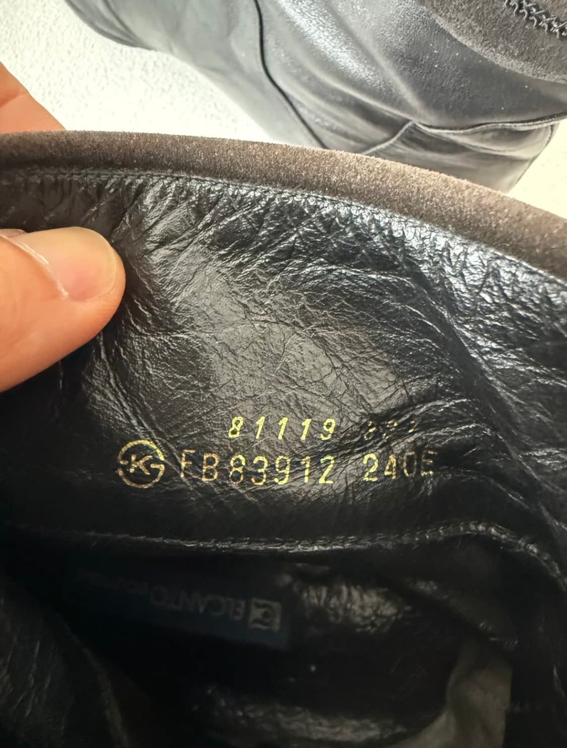 [240] Pre owned 레더 부츠 상품이미지5