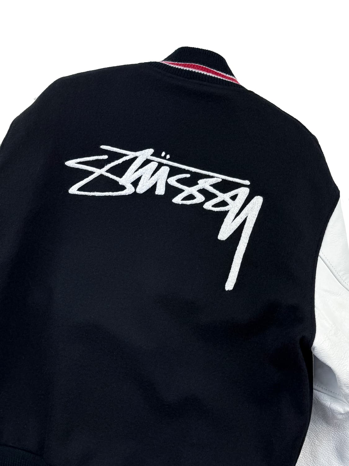 스투시 2003 한정 바시티 자켓 블랙 상품이미지6