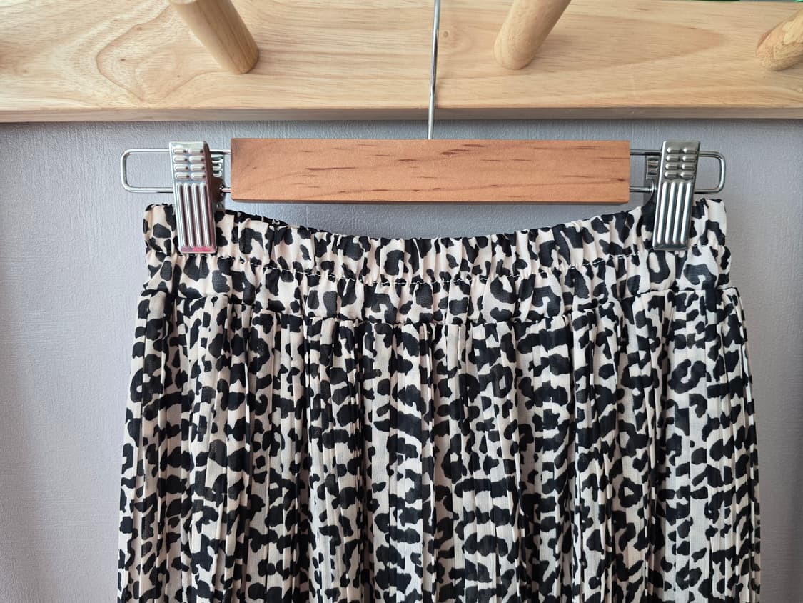 SPRAY PREMIUM 플리츠 롱스커트 상품이미지2