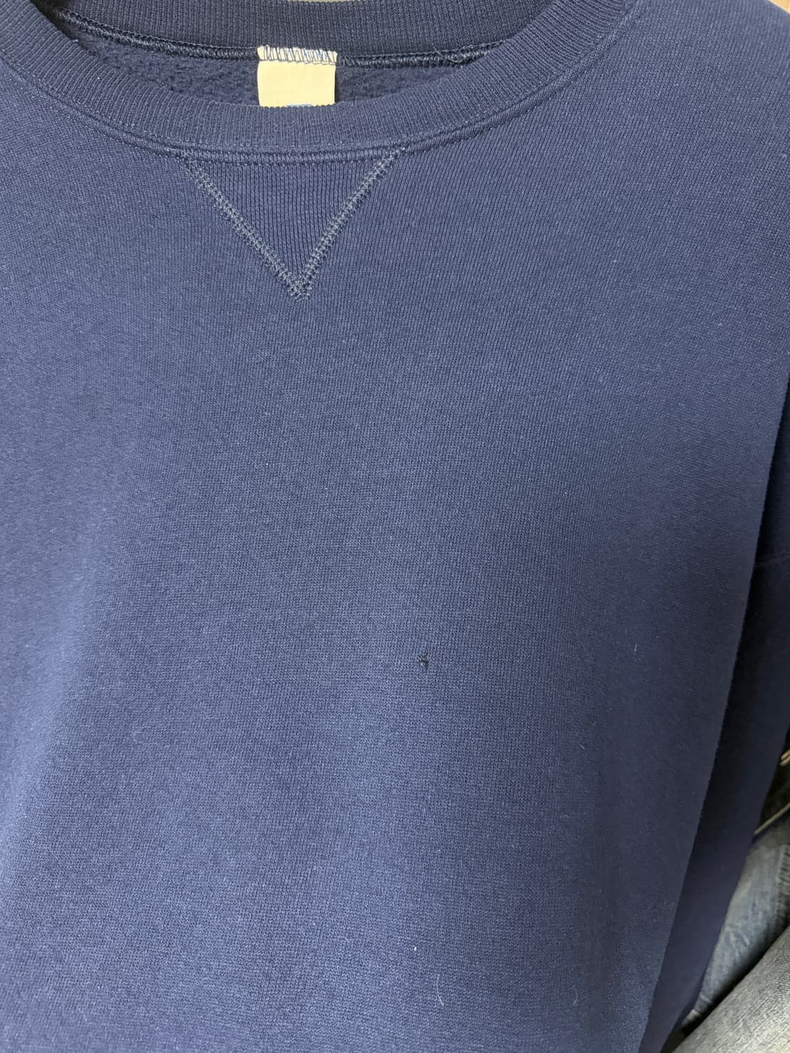 90s 빈티지 러셀 맨투맨 네이비(L) 상품이미지6