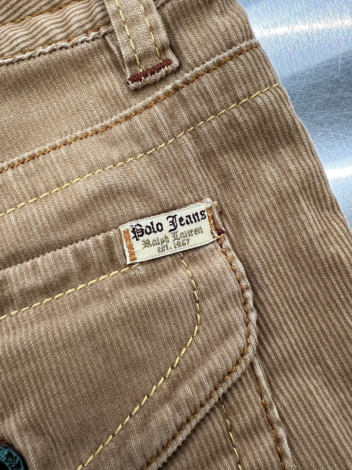 폴로 진스 브라운 코듀로이 부츠컷 팬츠 상품이미지10