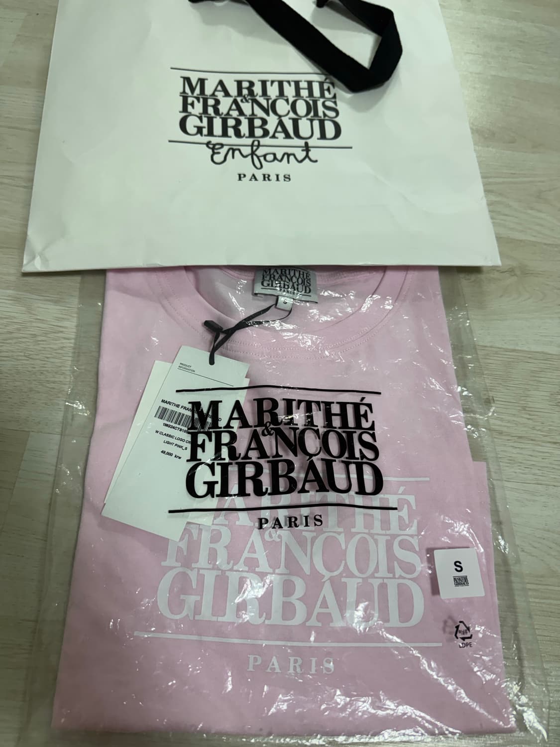  MARITHE W CLASSIC LOGO CROP TEE light p 상품이미지2