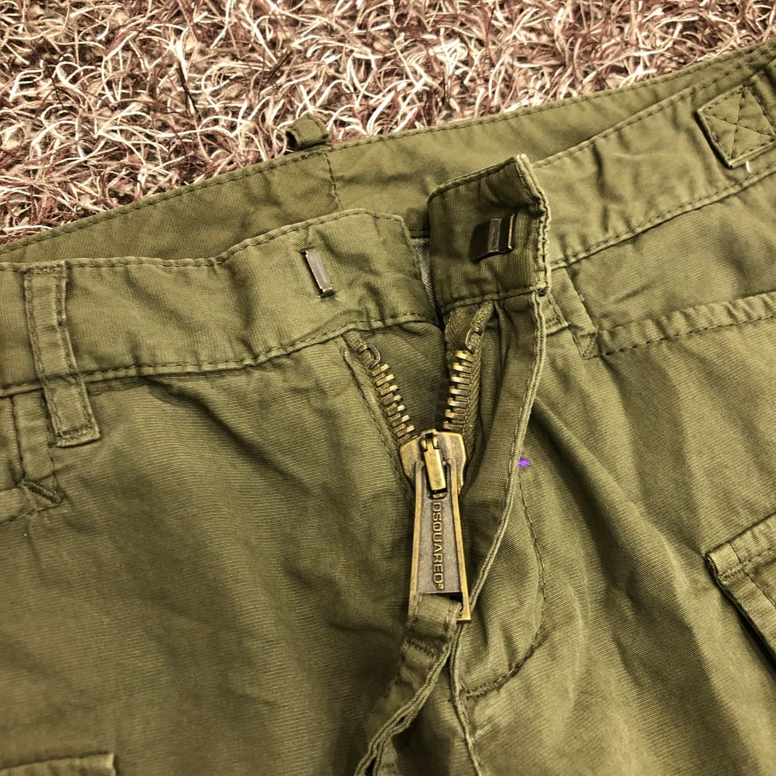 디스퀘어드 카키 멀티 포켓 카고 반바지 상품이미지3