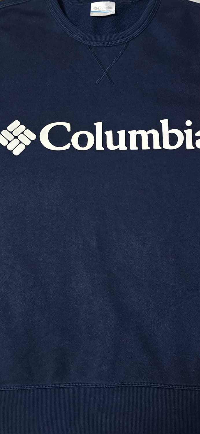 컬럼비아 네이비 맨투맨 L 상품이미지5