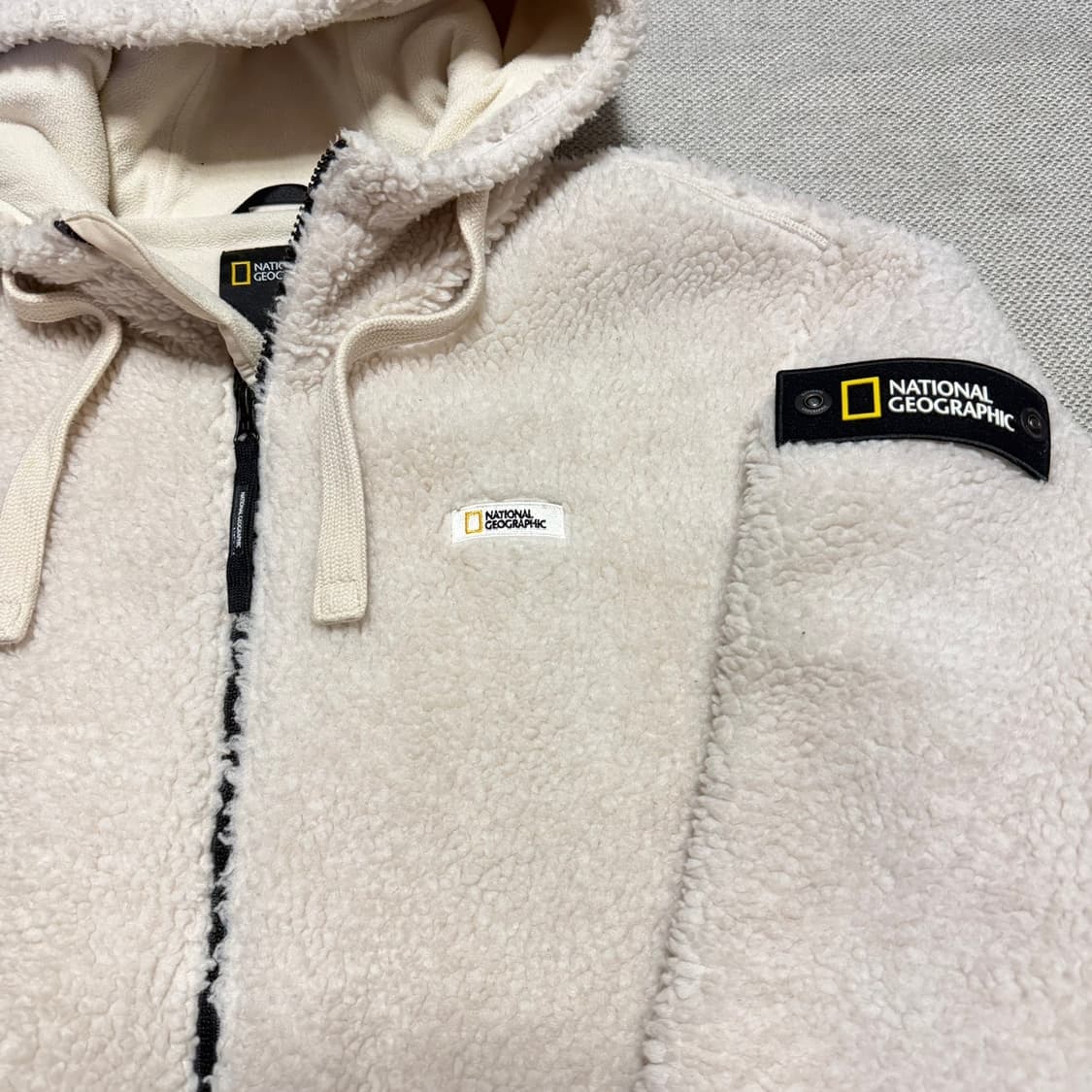 내셔널지오그래픽 뽀글이 후리스 후디 상품이미지2