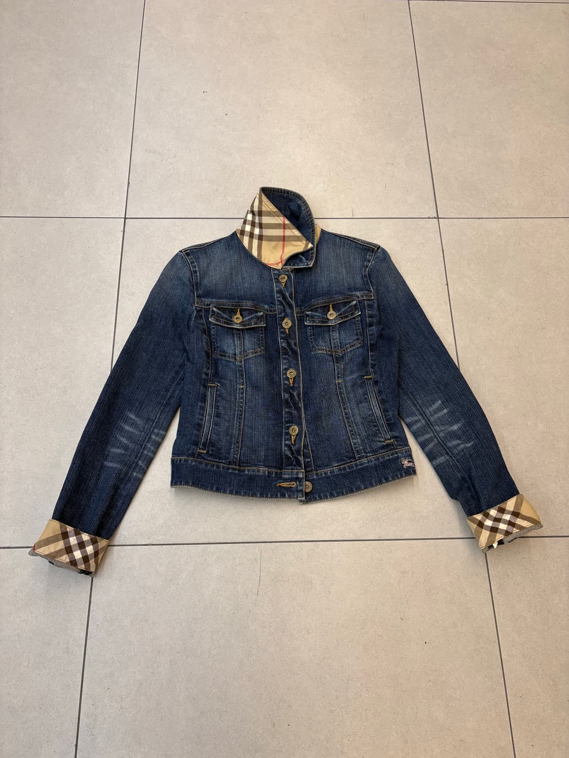 [ 38 ] 버버리 노바체크 라이닝 데님자켓 상품이미지7