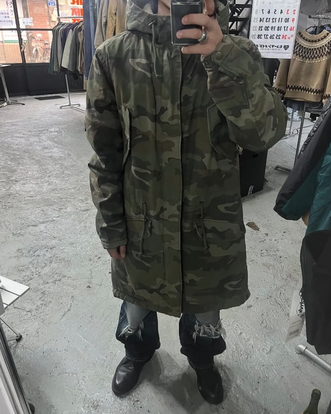 divided woodland military moz coat 상품이미지1