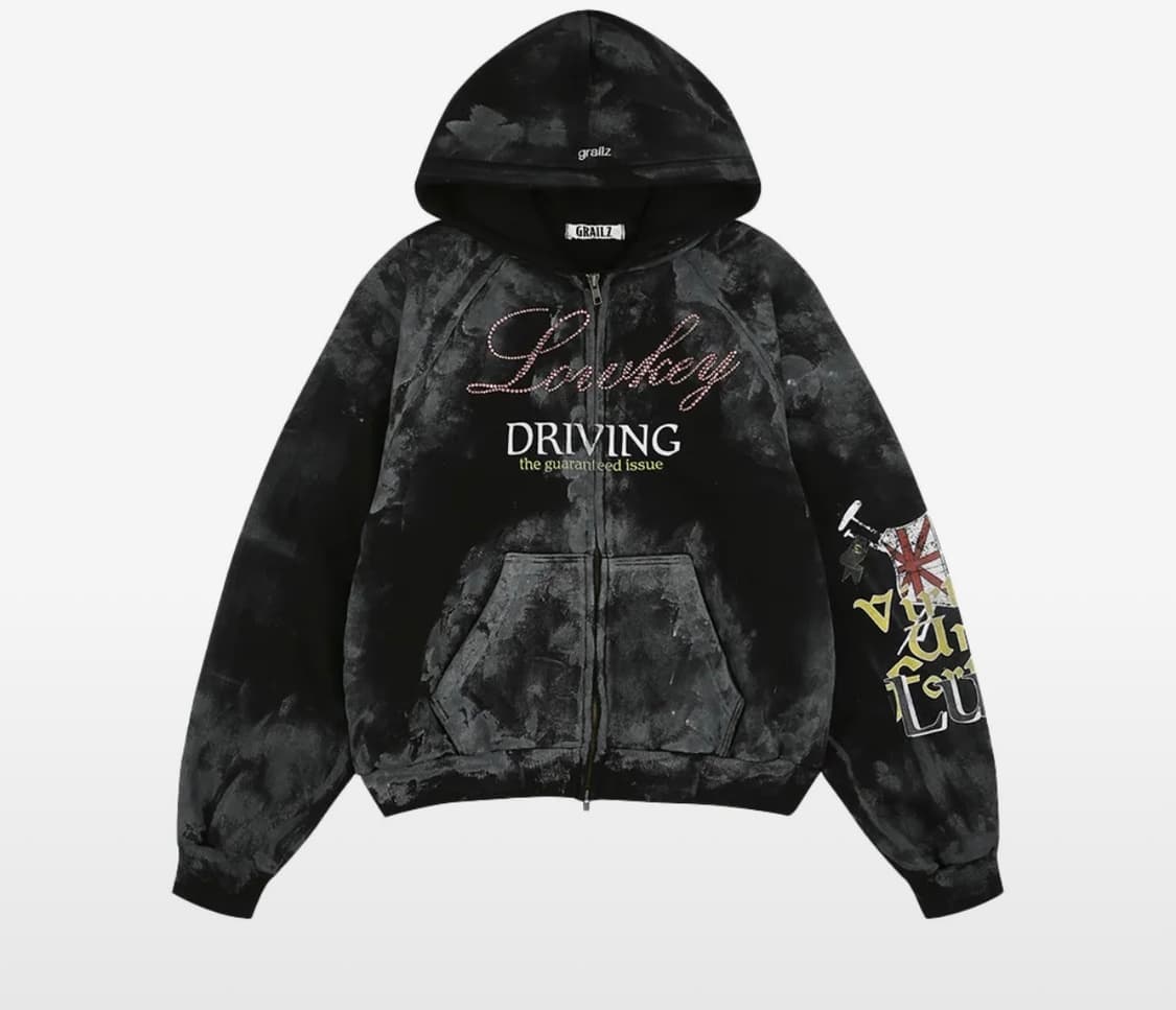 그레일즈 로우키 더티 집 후디 상품이미지1