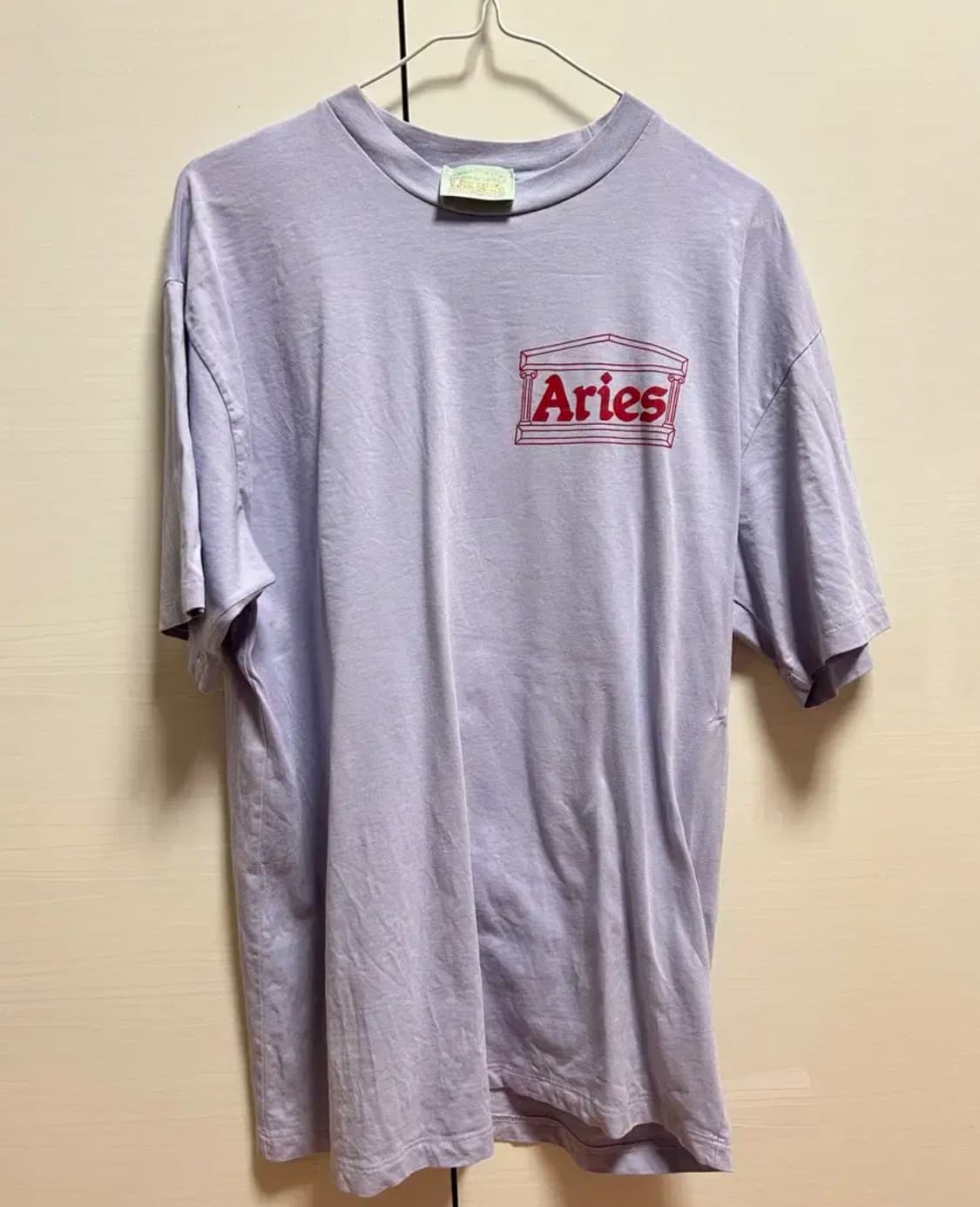 Aries 에리즈 라벤더 퍼플 반팔 티셔츠 상품이미지1