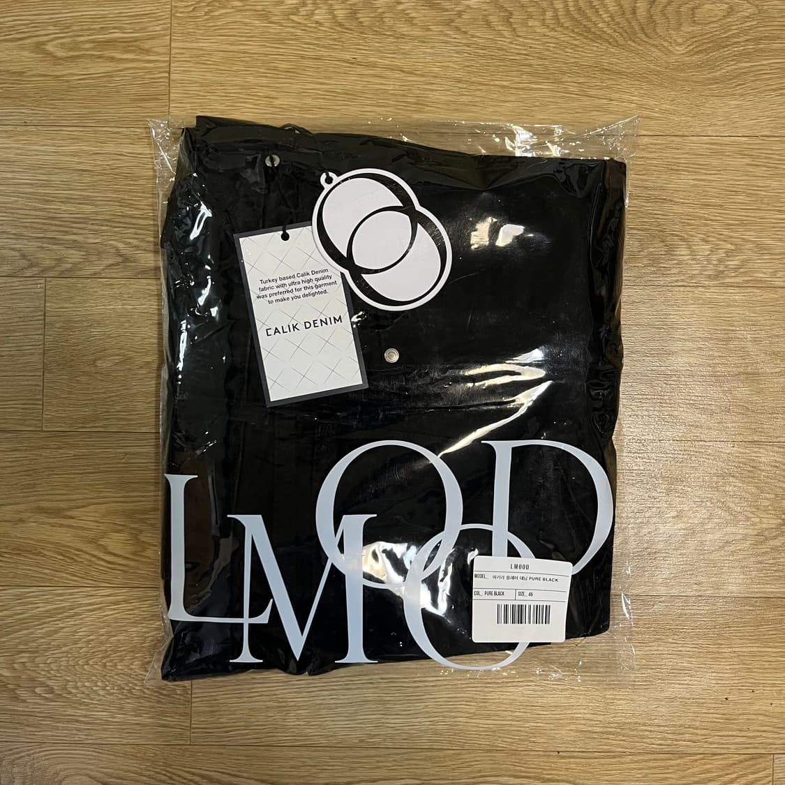 초판/새상품) 엘무드 아키라 플레어 데님 46 터키산 PURE BLACK 상품이미지1