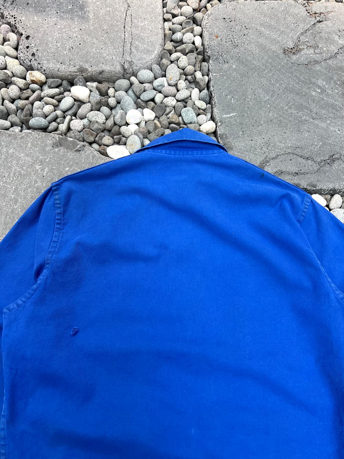 OLD VINTAGE WASHING BLUE FRENCH 프렌치워크자켓 상품이미지6