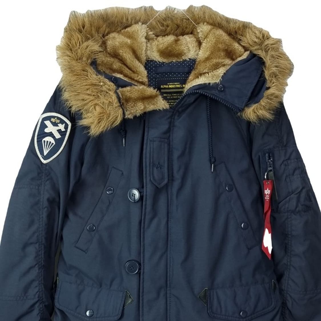 [알파인더스트리스] 밀리터리 N3B 플라이트 야상 네이비 M17615 상품이미지4