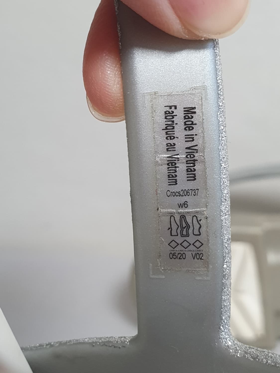 230mm 크록스 툴룸 글리터 샌들 실버 상품이미지10