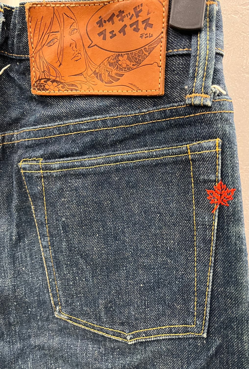 네이키드앤페이머스 셀비지 데님 청바지 30 상품이미지5